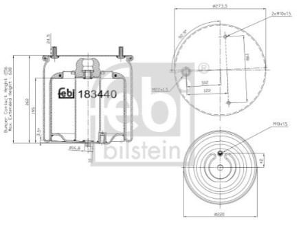 Автозапчасть FEBI BILSTEIN 183440