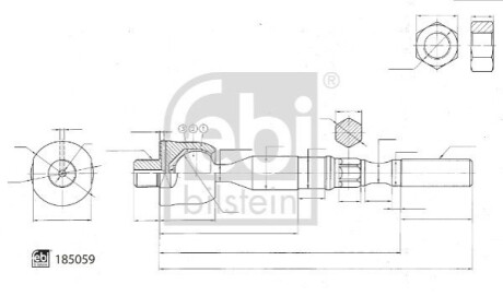 Автозапчасть FEBI BILSTEIN 185059