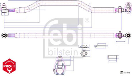 Автозапчасть FEBI BILSTEIN 185893