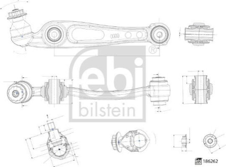 ВАЖЕЛЬ КЕРУВАННЯ FEBI BILSTEIN 186262