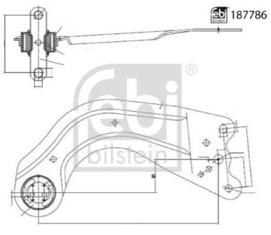 КАРТА MAZDA T. CX-5 (KE/GH,KF) 12-ПР FEBI BILSTEIN 187786