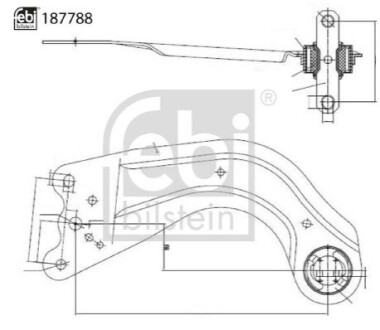 ВАЖЕЛЬ КЕРУВАННЯ FEBI BILSTEIN 187788