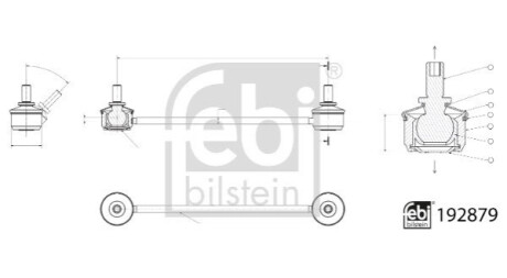 Стабілізатор FEBI BILSTEIN 192879