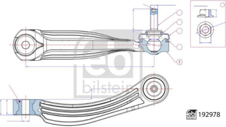 STAB ПЕРЕМИКАЧ. VW T. ID3, SKODA ENYAQ, AUDI Q4 20-LE FEBI BILSTEIN 192978