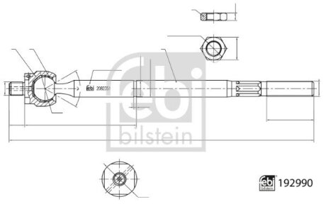 Автозапчастина FEBI BILSTEIN 192990