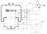 Подушка подвески пневматическая FEBI BILSTEIN 32818 (фото 1)