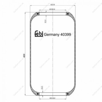 Пневмоподушка FEBI BILSTEIN 40399