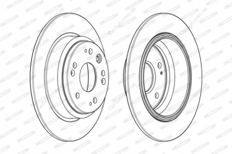 Гальмівний диск FERODO DDF1894C