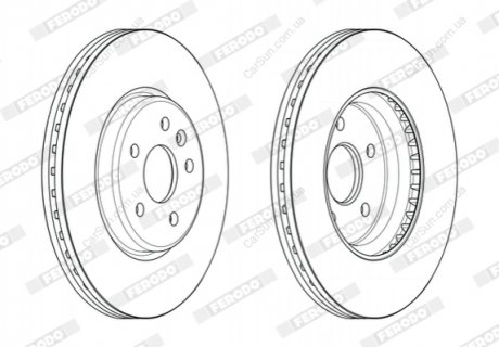 Автозапчасть FERODO DDF2684C