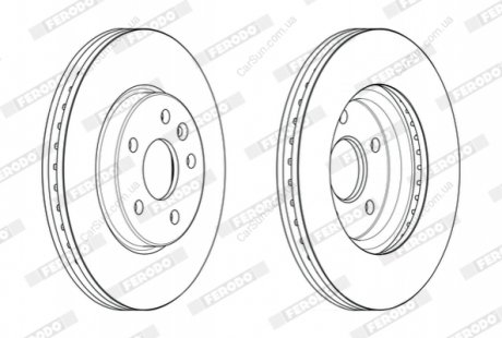 Автозапчасть FERODO DDF2685C