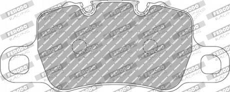 Klocki hamulcowe wyczynowe DS1.11 bez homologacji na ulicД™ przГіd, pasuje do: PORSCHE 911, 911 TARGA 3.8 09.13-05.20 FERODO FCP4665W
