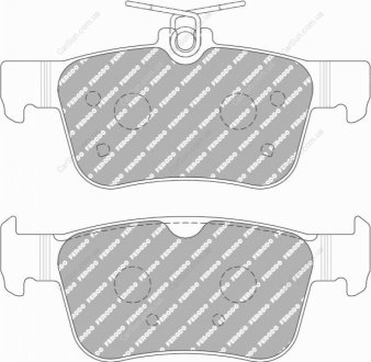 Високопродуктивні гальмівні колодки FERODO FCP5086H (фото 1)