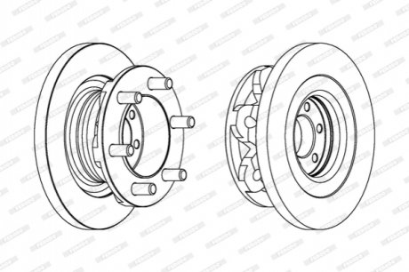 Автозапчастина FERODO FCR313A (фото 1)