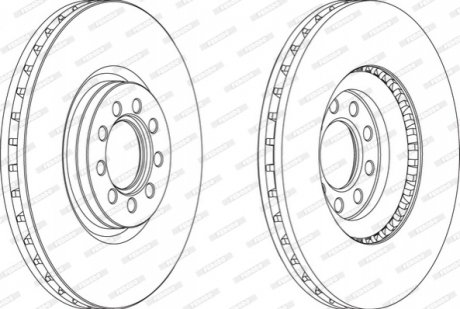 Тормозной диск FERODO FCR317A