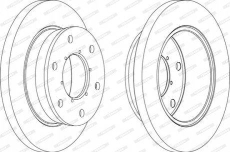 Автозапчастина FERODO FCR343A