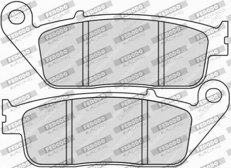 Klocki hamulcowe przГіd/tyЕ‚, przeznaczenie: duЕјy skuter, materiaЕ‚: sinter-SG, 102,1x102,1x10,3mm pasuje do: HONDA NSS 125 2015-2020 FERODO FDB2225SM