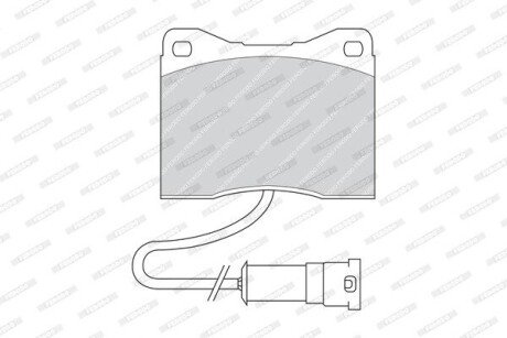 Гальмівні колодки FERODO FDB399