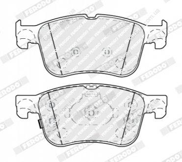 Klocek hamulcowy kpl. przГіd pasuje do: FORD FOCUS IV, KUGA III, PUMA 1.0-2.0DH 01.18- FERODO FDB4849