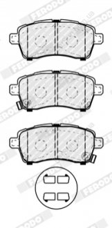 Комплект гальмівних колодок, дискове гальмо FERODO FDB5289 (фото 1)
