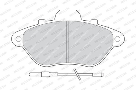 Колодки дискового тормоза FERODO FDB623