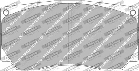 Klocki hamulcowe wyczynowe BREMBO DSUNO bez homologacji na ulicД™ przГіd, pasuje do: MITSUBISHI PEUGEOT 207 S2000 LANCER EVO IX-X (asphalt gr. N) FERODO FRP3088Z