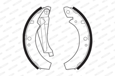 Колодки дискового тормоза FERODO FSB37