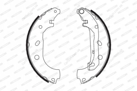 Комплект гальмівних колодок FERODO FSB648