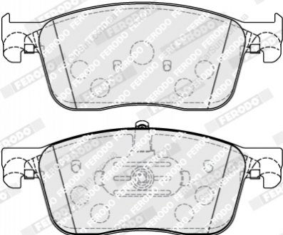 Комплект гальмівних колодок, дискове гальмо FERODO FVR5119