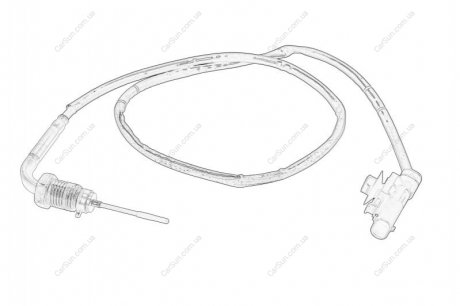 Датчик, температура відпрацьованих газів Fiat/Alfa/Lancia 55283044