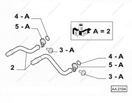 Монтажний комплект Fiat/Alfa/Lancia 77364072