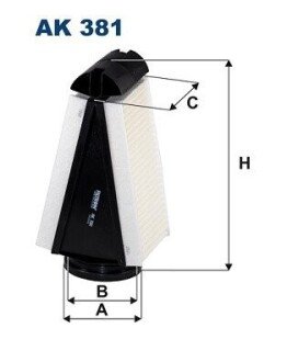 FILTR POWIETRZA FILTRON AK381