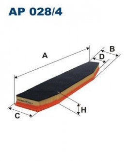 Фільтр повітря FILTRON AP028/4