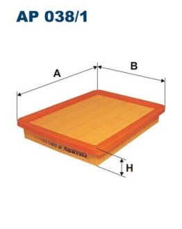 Воздушный фильтр FILTRON AP038/1