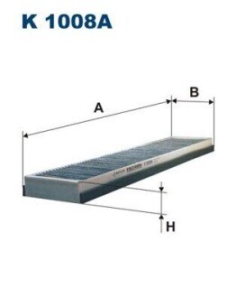 Фильтр, воздух во внутренном пространстве FILTRON K1008A