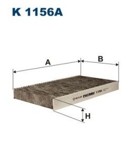 Фильтр, воздух во внутренном пространстве FILTRON K1156A
