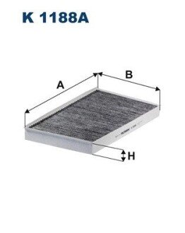 FILTR KABINY WEGLOWY FILTRON K1188A