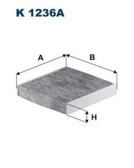 FILTR KABINY WEGLOWY FILTRON K1236A