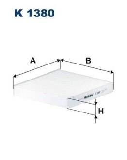 FILTR KABINY FILTRON K1380