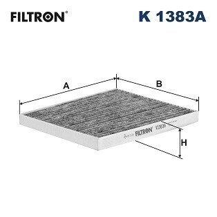 Filtr kabiny z wД™glem aktywnym pasuje do: CHRYSLER PACIFICA 3.6 09.20- FILTRON K 1383A