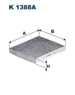 FILTR KABINY WEGLOWY FILTRON K1388A