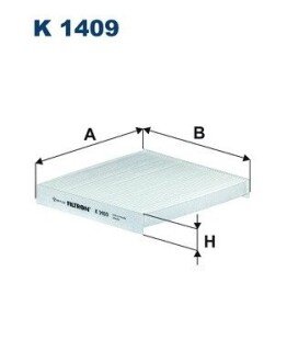 FILTR KABINY FILTRON K1409