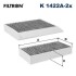 FILTR KABINY WEGLOWY FILTRON K1422A-2X (фото 1)