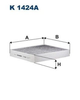 FILTR KABINY WEGLOWY FILTRON K1424A