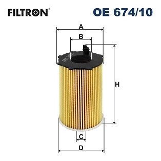 МАСЛЯНИЙ ФІЛЬТР FILTRON OE674/10