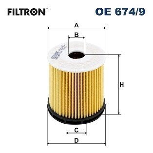 МАСЛЯНИЙ ФІЛЬТР FILTRON OE674/9