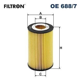 МАСЛЯНИЙ ФІЛЬТР FILTRON OE688/7