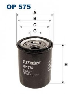 Фільтр масла FILTRON OP575 (фото 1)
