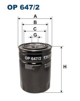 Автозапчасть FILTRON OP 647/2