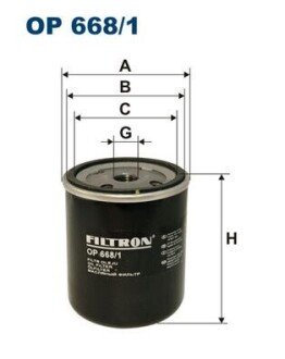 Автозапчасть FILTRON OP668/1