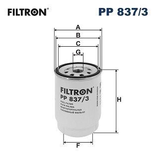 FILTR PALIWA FILTRON PP837/3